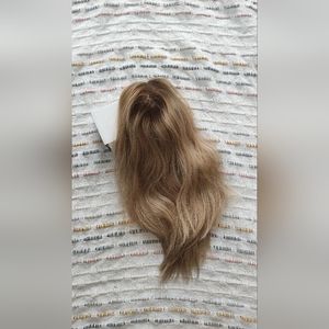 Blonde 100% human hair wig kosher dark roots silk top Sayar wigs